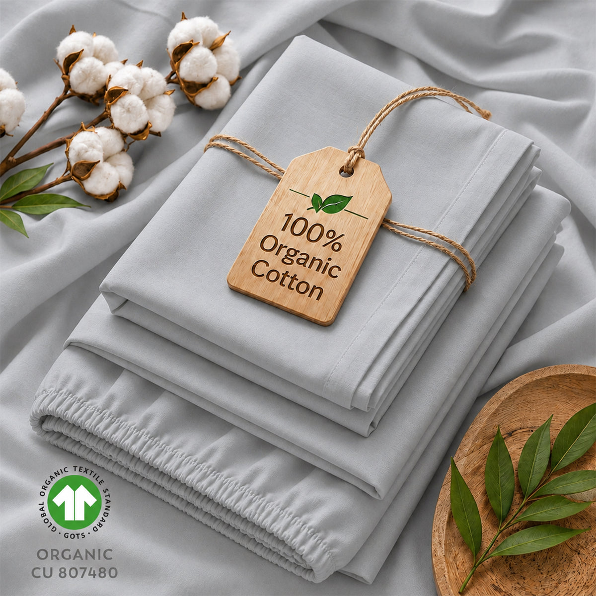 Organic Cotton Percale Sheets