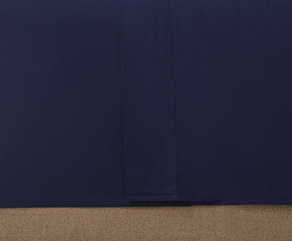 Navy Airo Crisp Flat Sheet