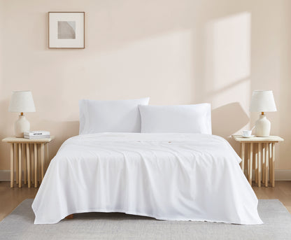 White Airo Crisp Fitted Sheet