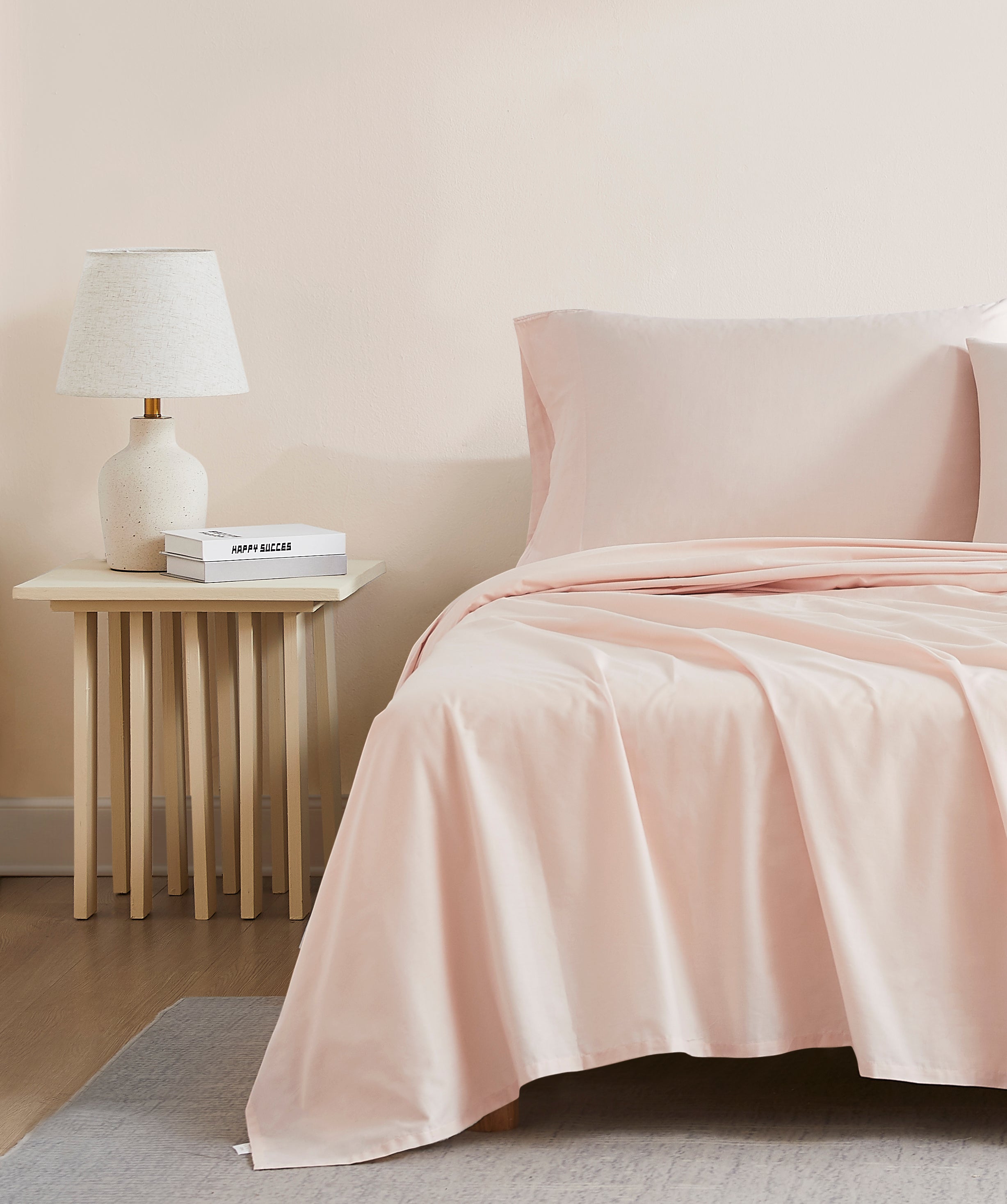 Blush Airo Crisp Flat Sheet