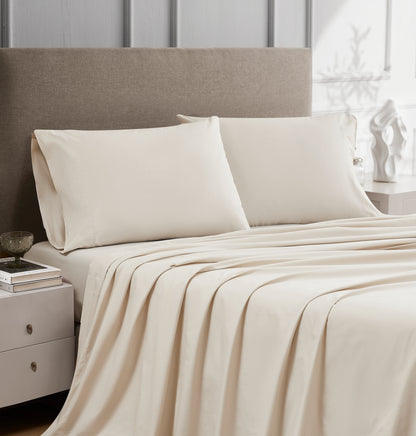Ivory Airo Crisp Sheet Set