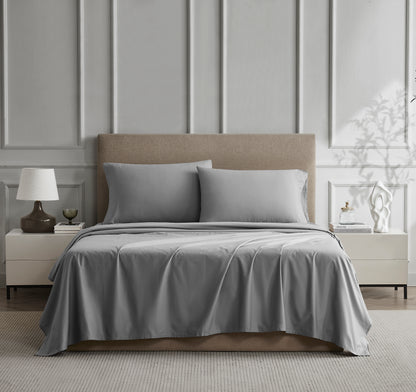 Dark Gray Airo Crisp Sheet Set