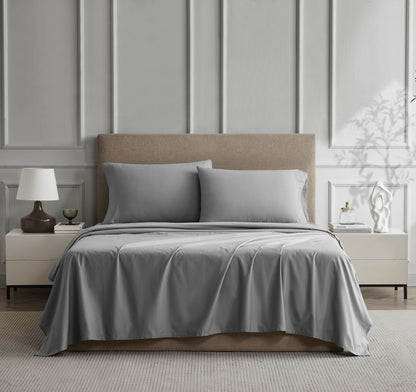 Dark Gray Airo Crisp Flat Sheet
