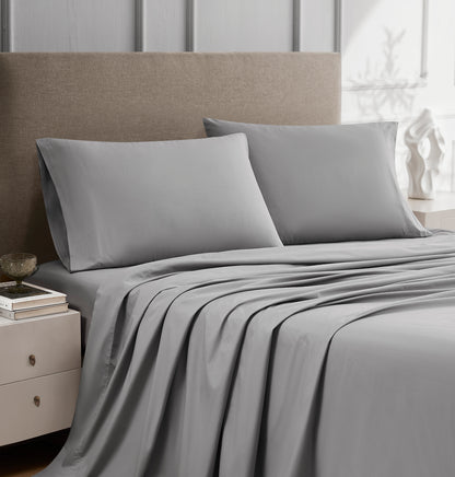 Dark Gray Airo Crisp Sheet Set