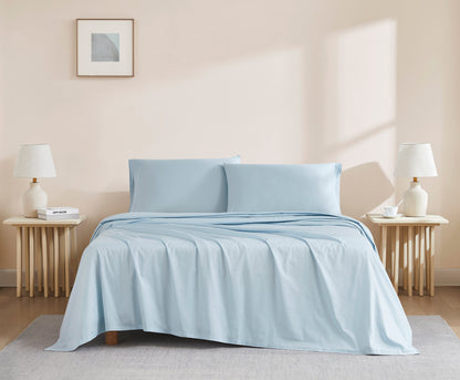 Blue Airo Crisp Flat Sheet