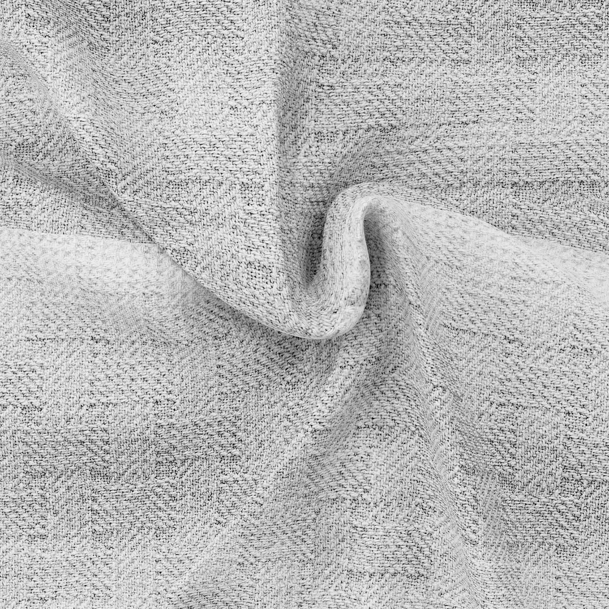 White Plush Waffle Blanket