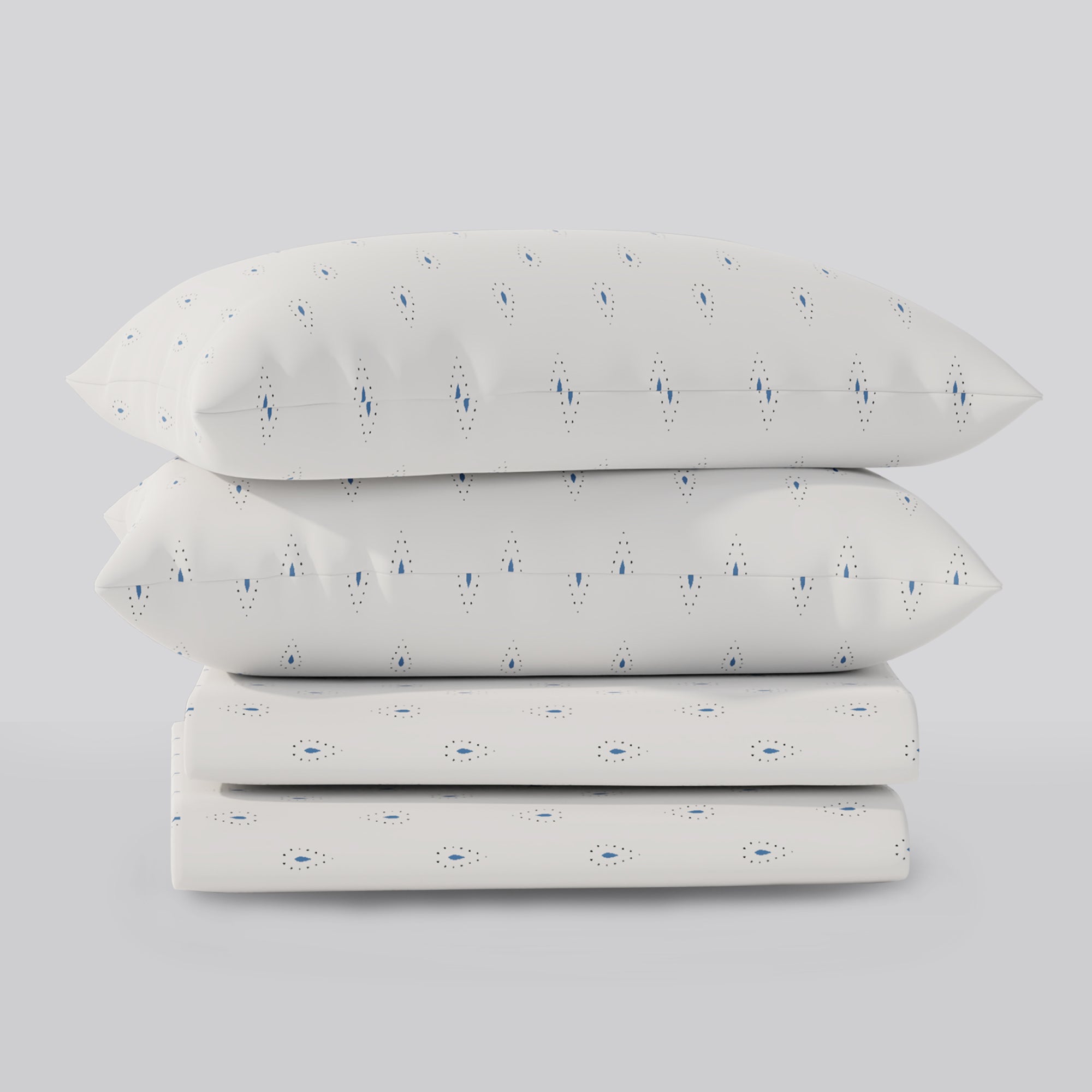 Dotted Tear Drop Lush Soft Sheet Set