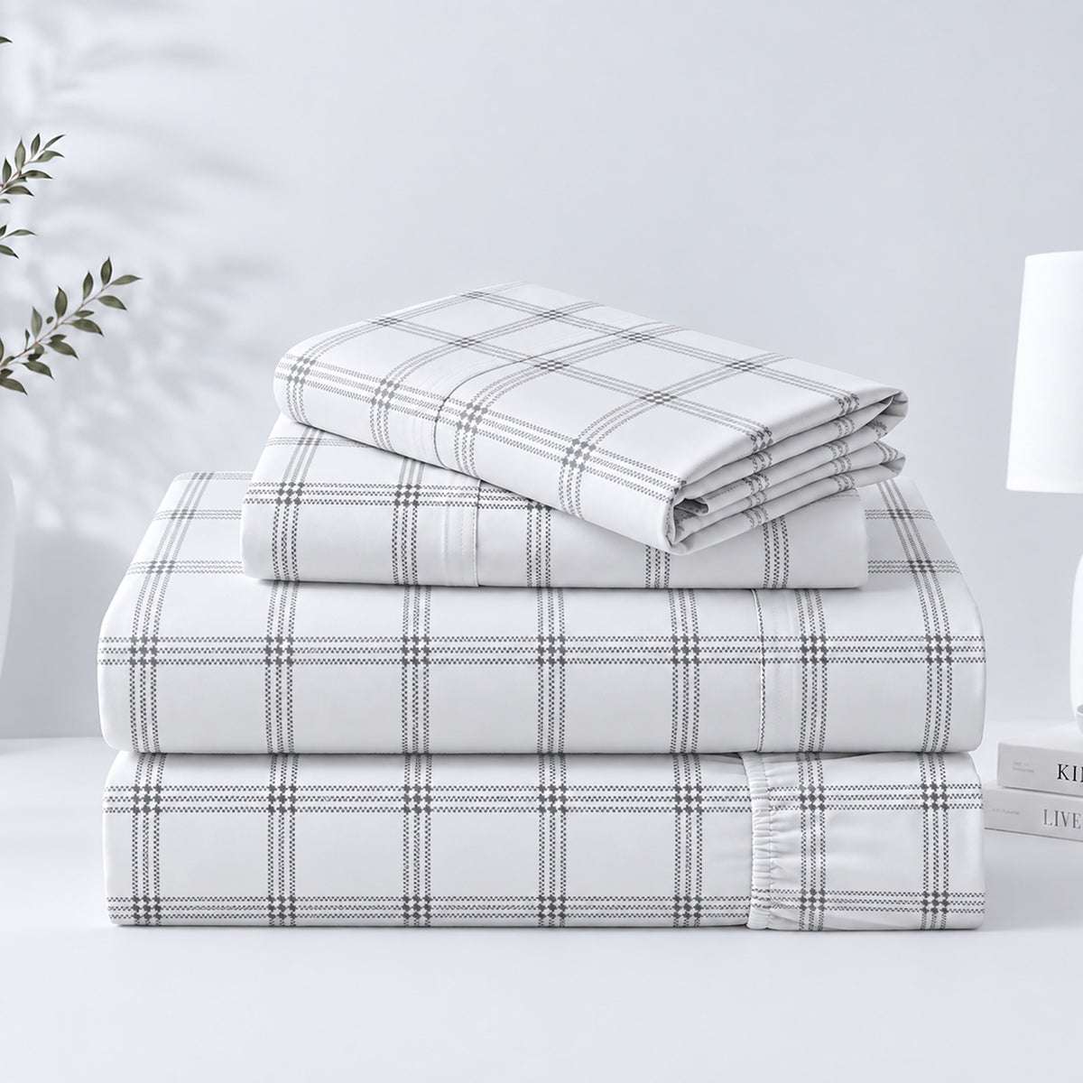 Everyday Cotton Blend Percale Sheet Set