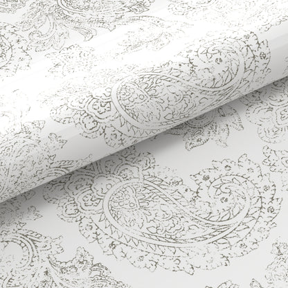 Gray Paisely Lush Soft Sheet Set