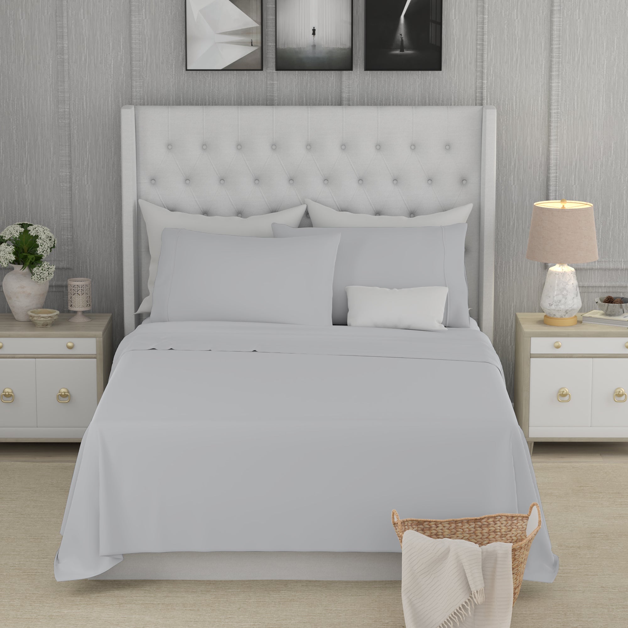 Light Gray Imperial Sheet Set