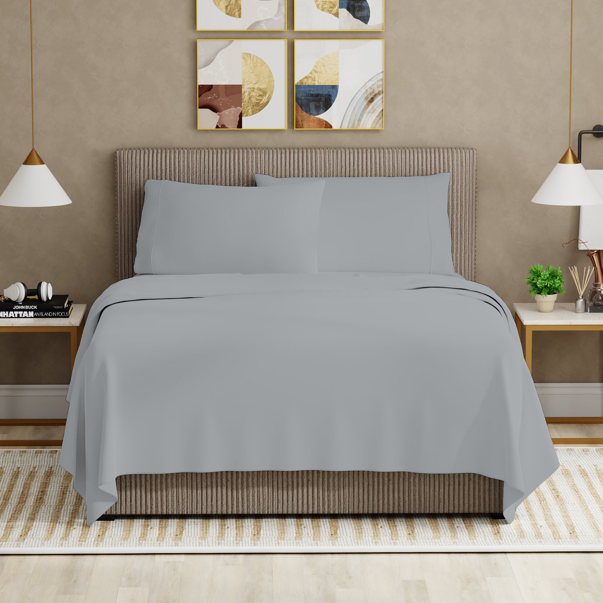 Charcoal Gray Solace Sheet Set