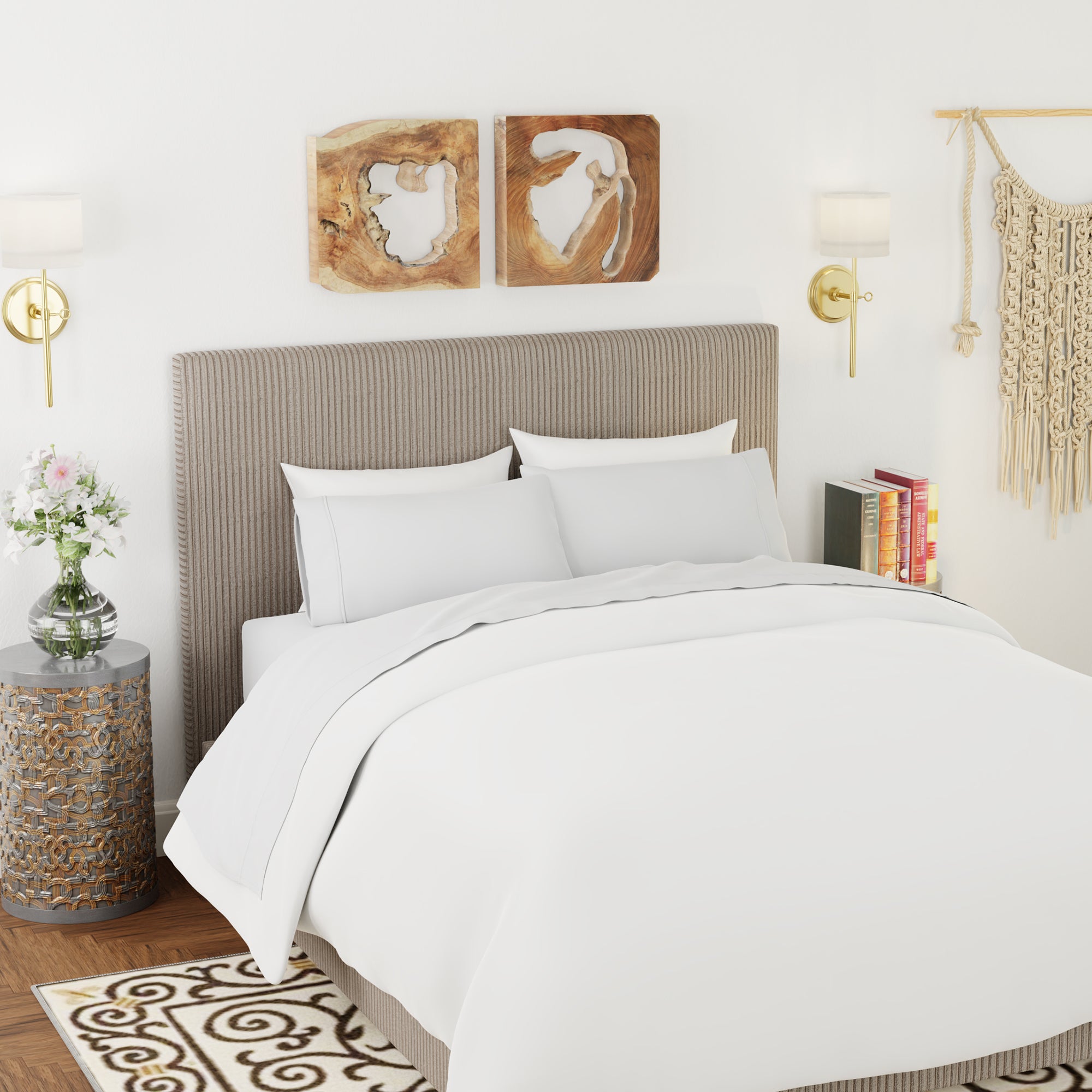 Light Gray Relaxed Jersey Sheet Set