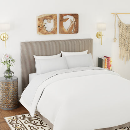 Light Gray Relaxed Jersey Sheet Set