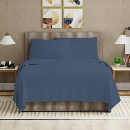 Navy Solace Sheet Set