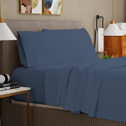 Navy Solace Sheet Set