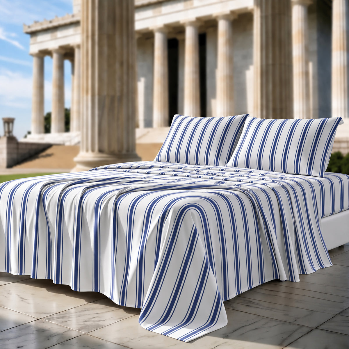 Everyday Cotton Blend Percale Sheet Set