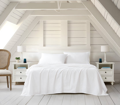 White Lush Soft Sheet Set