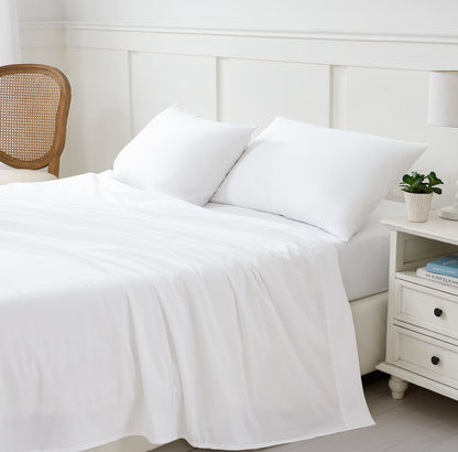 White Lush Soft Sheet Set