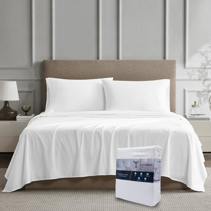 White Airo Crisp Sheet Set