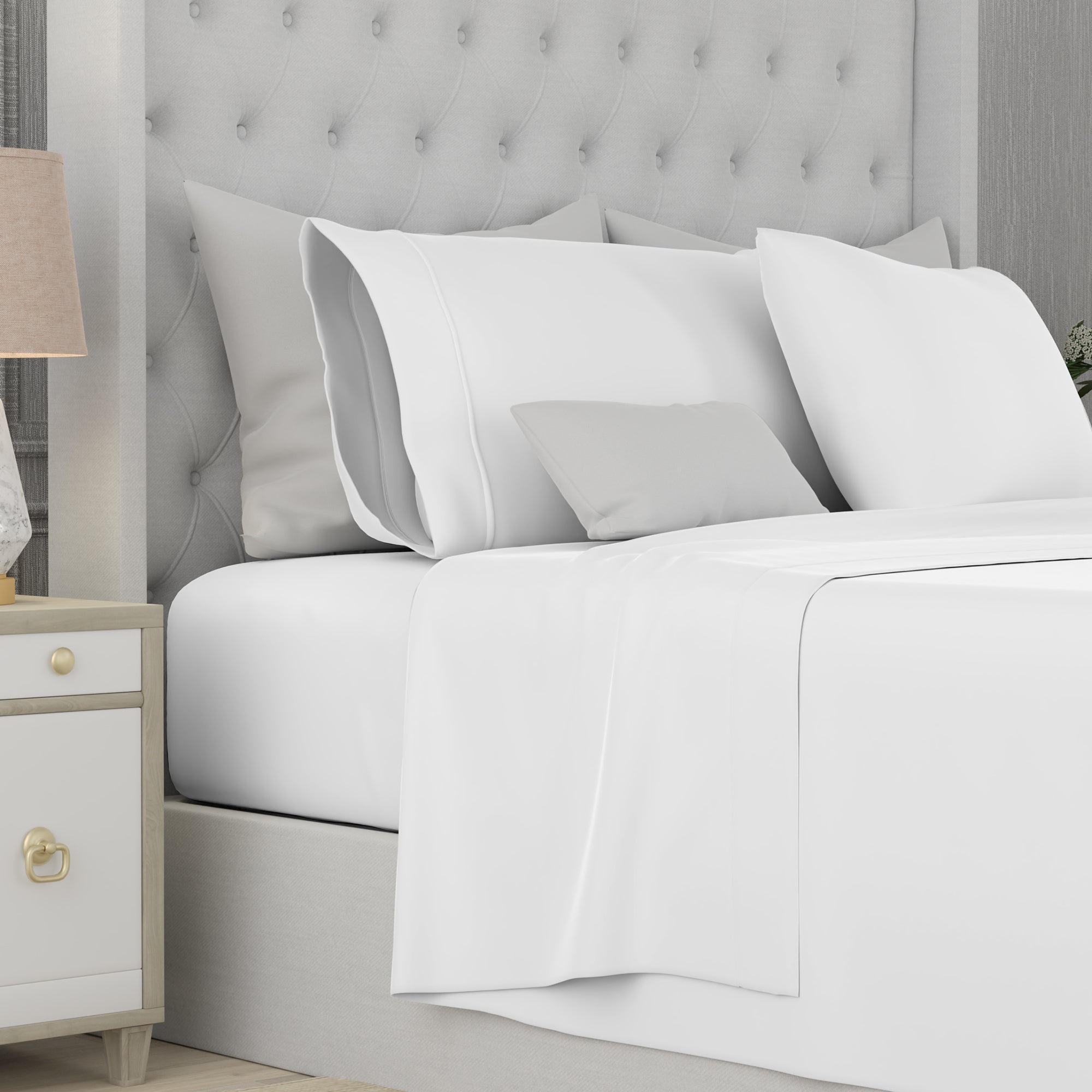 White Imperial Sheet Set